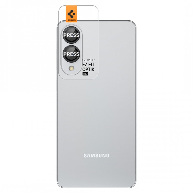 SPIGEN SGP OPTIK.TR Pro EZ FIT CAMERA PROTECTOR Γυαλί προστασίας ΦΑΚΩΝ για CAMERA LENS Samsung GALAXY S25 Edge 5G 2025 - ΜΑΥΡΟ - AGL09413 - 2-TEM