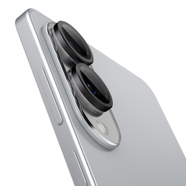SPIGEN SGP OPTIK.TR Pro EZ FIT CAMERA PROTECTOR Γυαλί προστασίας ΦΑΚΩΝ για CAMERA LENS Samsung GALAXY S25 Edge 5G 2025 - ΜΑΥΡΟ - AGL09413 - 2-TEM