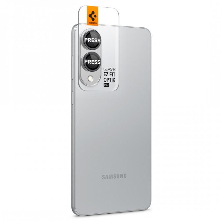 SPIGEN SGP OPTIK.TR Pro EZ FIT CAMERA PROTECTOR Γυαλί προστασίας ΦΑΚΩΝ για CAMERA LENS Samsung GALAXY S25 Edge 5G 2025 - ΜΑΥΡΟ - AGL09413 - 2-TEM