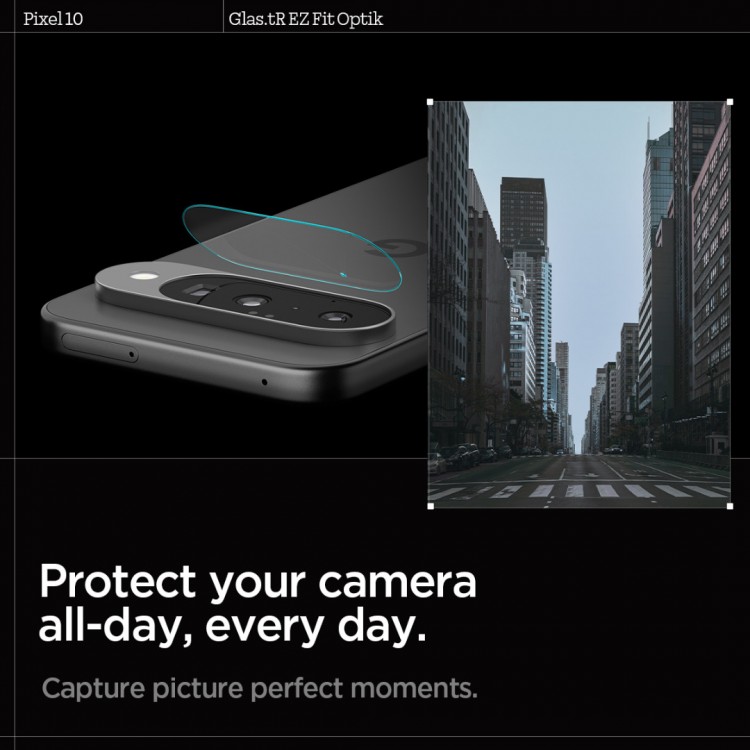 Spigen SGP GLAS.tR EZ FIT Optik PRO Γυαλί προστασίας 9H Camera Lens για CAMERA για Google Pixel 10 2025 - ΔΙΑΦΑΝΟ - 2 τεμ. - AGL09661