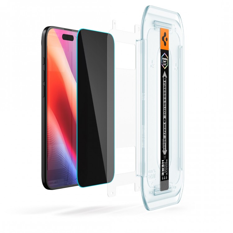 Spigen SGP Γυαλί προστασίας Privacy GLAS.tR EZ Fit SLIM CASE FRIENDLY για APPLE iPhone 17 Air 6.6 2025 , 2-TEM - ΔΙΑΦΑΝΟ - AGL09862