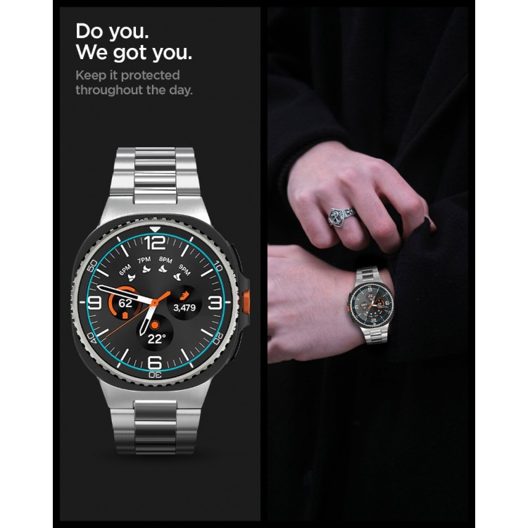 Spigen SGP Γυαλί Προστασίας GLAS.TR SLIM EZ FIT για SAMSUNG GALAXY Watch 8 Classic (46mm) - AGL09877 - 2 TEM - ΔΙΑΦΑΝΟ