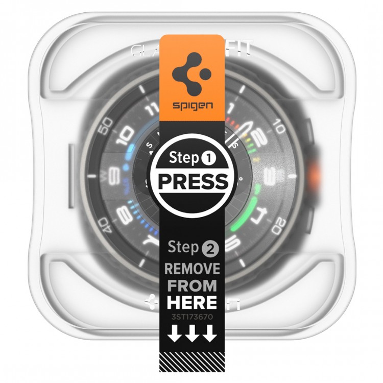 Spigen SGP Γυαλί Προστασίας GLAS.TR SLIM EZ FIT για SAMSUNG GALAXY Watch 8 Classic (46mm) - AGL09877 - 2 TEM - ΔΙΑΦΑΝΟ