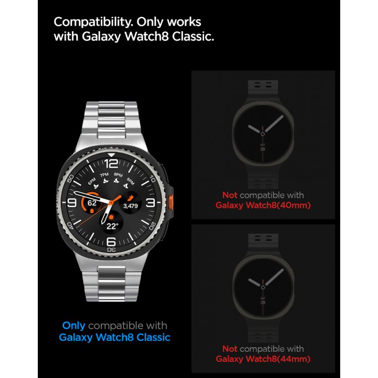 Spigen SGP Γυαλί Προστασίας GLAS.TR SLIM EZ FIT για SAMSUNG GALAXY Watch 8 Classic (46mm) - AGL09877 - 2 TEM - ΔΙΑΦΑΝΟ