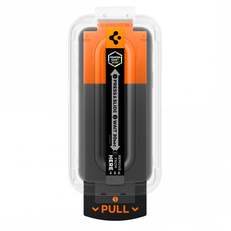 Spigen SGP Γυαλί προστασίας GLAS.tR EZ Fit Pro HD 1 Pack CASE FRIENDLY για APPLE iPhone 16 PRO 6.3 2024/17 6.3 2025 / 17 PRO 6.3 2025 - ΔΙΑΦΑΝΟ - AGL10097