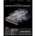 SPIGEN SGP OPTIK.TR EZ FIT CAMERA PROTECTOR Γυαλί προστασίας ΦΑΚΩΝ 9H για CAMERA LENS για Apple IPHONE 17/16/15/14 Pro & iPhone 17/16/15/14 Pro Max - ΑΣΗΜΙ - AGL10124 - 2-TEM