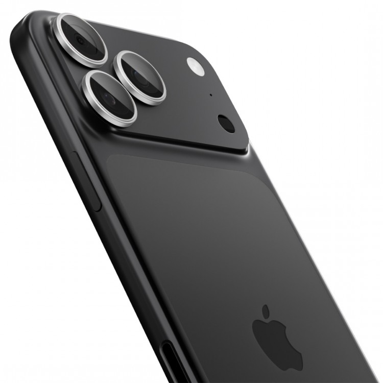 SPIGEN SGP OPTIK.TR EZ FIT CAMERA PROTECTOR Γυαλί προστασίας ΦΑΚΩΝ 9H για CAMERA LENS για Apple IPHONE 17/16/15/14 Pro & iPhone 17/16/15/14 Pro Max - ΑΣΗΜΙ - AGL10124 - 2-TEM