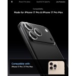 SPIGEN SGP OPTIK.TR EZ FIT CAMERA PROTECTOR Γυαλί προστασίας ΦΑΚΩΝ 9H για CAMERA LENS για Apple IPHONE 17/16/15/14 Pro & iPhone 17/16/15/14 Pro Max - ΑΣΗΜΙ - AGL10124 - 2-TEM