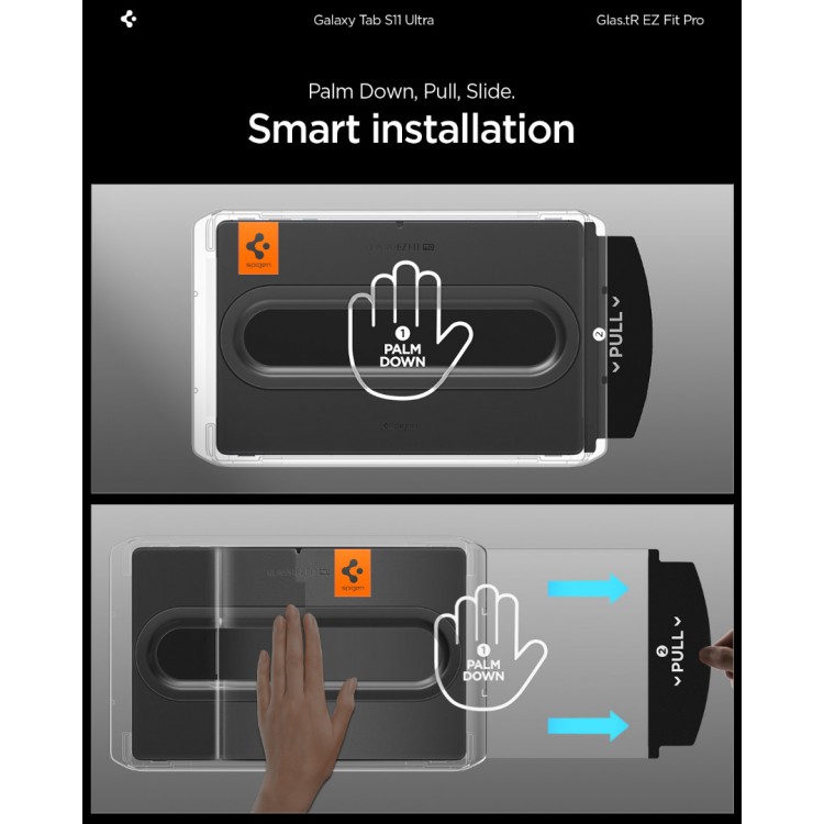 Spigen SGP Γυαλί προστασίας GLAS.TR ”EZ FIT” Pro για SAMSUNG GALAXY TAB S11 11.0 X730 / X736B 2025 , 1 ΤΕΜ. - AGL10198