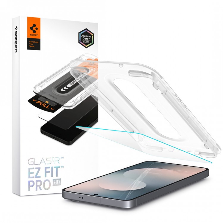 Spigen SGP Γυαλί προστασίας GLAS.tR EZ Fit HD FC για SAMSUNG GALAXY S25 FE 5G 2025 - 2 TEM. - ΔΙΑΦΑΝΟ - AGL10202