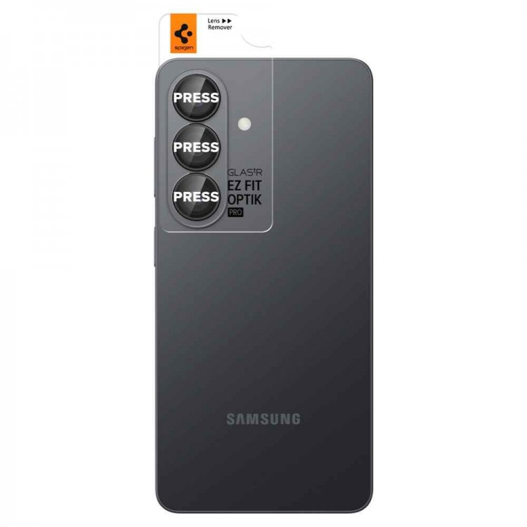 SPIGEN SGP Optik Pro HD EZ FIT CAMERA PROTECTOR Γυαλί προστασίας ΦΑΚΩΝ για CAMERA LENS Samsung GALAXY S26 5G 2026 - ΜΑΥΡΟ - AGL11099 - 2-TEM