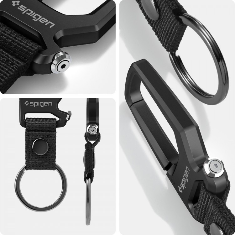 SPIGEN SGP Carabiner μπρελόκ για κλειδιά  - 1ΤΕΜ. - Μαύρο - AHP06961