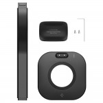 Spigen SGP Aluminum S380 2-σε-1 Επιτραπέζια Βάση Φόρτισης ακουστικών για Apple AirPods Max , με ΥΠΟΔΟΧΗ για ασύρματο φορτιστή - ΜΑΥΡΟ - AMP02818