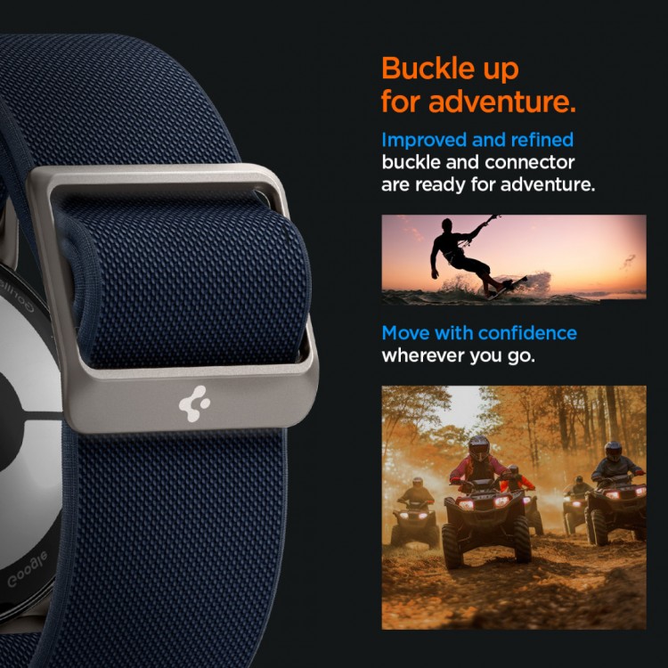 Spigen SGP BAND FIT LITE Υφασμάτινο Λουράκι για Google Pixel Watch 4/3 45 mm (2025/2024) - ΜΑΥΡΟ -  AMP07601