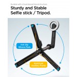 Spigen SGP MAGSAFE MagFit ΑΣΥΡΜΑΤΟ Selfie Stick Bluetooth με Remote & ΤΡΙΠΟΔΑΣ - S571W - ΜΑΥΡΟ - AMP07656