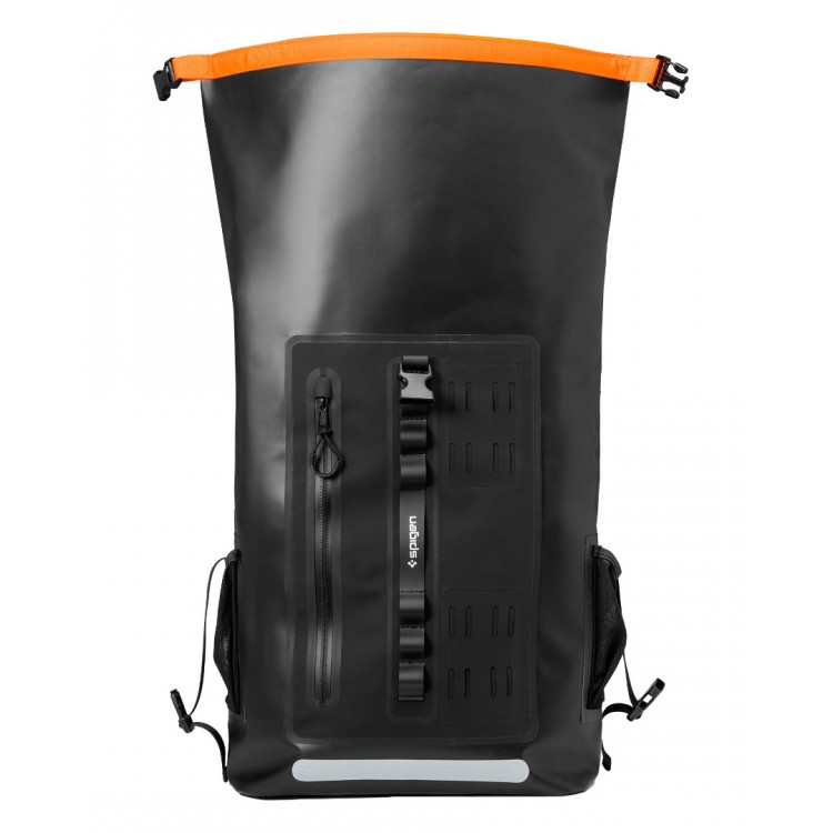 Case Spigen SGP A650 Aqua Shield Rolltop Αδιάβροχη τσάντα Laptop εως 16" , Backpack 35λτ. - ΜΑΥΡΟ - AMP04523