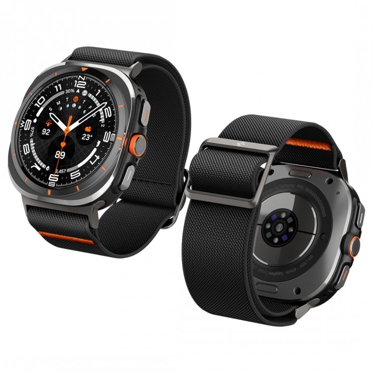 Spigen SGP BAND FIT LITE Υφασμάτινο Λουράκι για Samsung Galaxy Watch Ultra 49MM - ΜΑΥΡΟ - AMP08772 