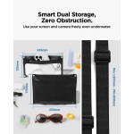 Spigen Aqua Shield Αδιάβροχη θήκη A640 (Dual, Crossbag) , 1 ΤΕΜ. - ΜΑΥΡΟ - AMP09746