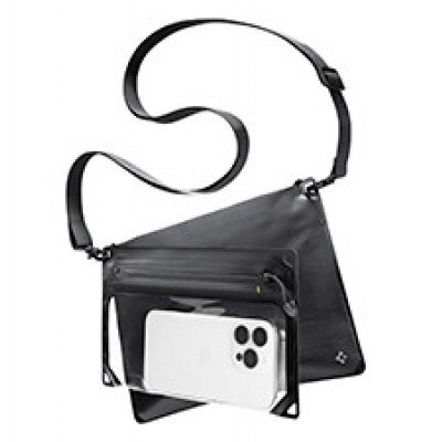 Spigen Aqua Shield Αδιάβροχη θήκη A640 (Dual, Crossbag) , 1 ΤΕΜ. - ΜΑΥΡΟ - AMP09746