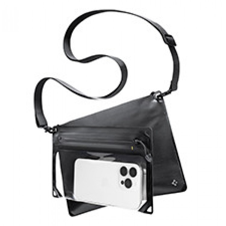 Spigen Aqua Shield Αδιάβροχη θήκη A640 (Dual, Crossbag) , 1 ΤΕΜ. - ΜΑΥΡΟ - AMP09746