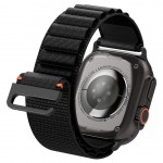 Spigen SGP WBF1 Fabric(hook) Band / λουράκι για Apple Watch series Ultra 3/2/1 49mm, Series 11/10 46mm and Series 9/8/7/6/5/4/SE 45mm, 44mm - ΜΑΥΡΟ - AMP10144