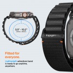 Spigen SGP WBF1 Fabric(hook) Band / λουράκι για Apple Watch series Ultra 3/2/1 49mm, Series 11/10 46mm and Series 9/8/7/6/5/4/SE 45mm, 44mm - ΜΑΥΡΟ - AMP10144