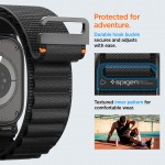 Spigen SGP WBF1 Fabric(hook) Band / λουράκι για Apple Watch series Ultra 3/2/1 49mm, Series 11/10 46mm and Series 9/8/7/6/5/4/SE 45mm, 44mm - ΜΑΥΡΟ - AMP10144