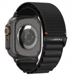 Spigen SGP WBF1 Fabric(hook) Band / λουράκι για Apple Watch series Ultra 3/2/1 49mm, Series 11/10 46mm and Series 9/8/7/6/5/4/SE 45mm, 44mm - ΜΑΥΡΟ - AMP10144