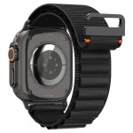 Spigen SGP WBF1 Fabric(hook) Band / λουράκι για Apple Watch series Ultra 3/2/1 49mm, Series 11/10 46mm and Series 9/8/7/6/5/4/SE 45mm, 44mm - ΜΑΥΡΟ - AMP10144
