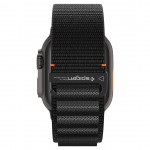Spigen SGP WBF1 Fabric(hook) Band / λουράκι για Apple Watch series Ultra 3/2/1 49mm, Series 11/10 46mm and Series 9/8/7/6/5/4/SE 45mm, 44mm - ΜΑΥΡΟ - AMP10144
