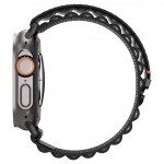 Spigen SGP WBF1 Fabric(hook) Band / λουράκι για Apple Watch series Ultra 3/2/1 49mm, Series 11/10 46mm and Series 9/8/7/6/5/4/SE 45mm, 44mm - ΜΑΥΡΟ - AMP10144
