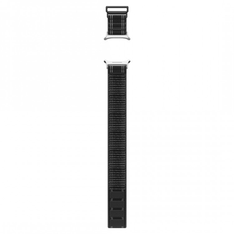 Spigen SGP WBF0 Fabric Band (hook-and-loop) Υφασμάτινο Λουράκι για Samsung Galaxy Watch Ultra 47MM - ΜΑΥΡΟ - AMP10146