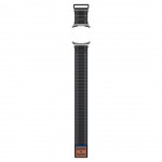 Spigen SGP WBF0 Fabric Band (hook-and-loop) Υφασμάτινο Λουράκι για Samsung Galaxy Watch Ultra 47MM - ΜΑΥΡΟ - AMP10146