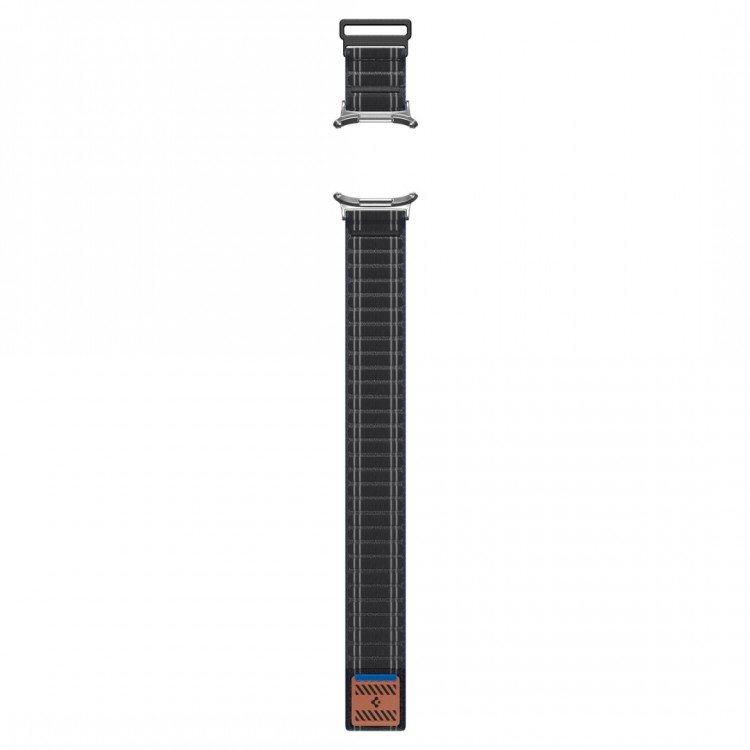 Spigen SGP WBF0 Fabric Band (hook-and-loop) Υφασμάτινο Λουράκι για Samsung Galaxy Watch Ultra 47MM - ΜΑΥΡΟ - AMP10146