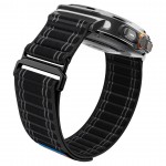 Spigen SGP WBF0 Fabric Band (hook-and-loop) Υφασμάτινο Λουράκι για Samsung Galaxy Watch Ultra 47MM - ΜΑΥΡΟ - AMP10146