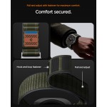 Spigen SGP WBF0 Fabric Band (hook-and-loop) Υφασμάτινο Λουράκι για Samsung Galaxy Watch Ultra 47MM - ΠΡΑΣΙΝΟ ΧΑΚΙ - AMP10147