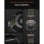Spigen SGP WBF0 Fabric Band (hook-and-loop) Υφασμάτινο Λουράκι για Samsung Galaxy Watch Ultra 47MM - ΠΡΑΣΙΝΟ ΧΑΚΙ - AMP10147
