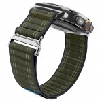 Spigen SGP WBF0 Fabric Band (hook-and-loop) Υφασμάτινο Λουράκι για Samsung Galaxy Watch Ultra 47MM - ΠΡΑΣΙΝΟ ΧΑΚΙ - AMP10147