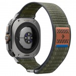 Spigen SGP WBF0 Fabric Band (hook-and-loop) Υφασμάτινο Λουράκι για Samsung Galaxy Watch Ultra 47MM - ΠΡΑΣΙΝΟ ΧΑΚΙ - AMP10147