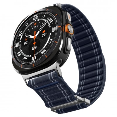 Spigen SGP WBF0 Fabric Band (hook-and-loop) Υφασμάτινο Λουράκι για Samsung Galaxy Watch Ultra 47MM - Navy ΜΠΛΕ - AMP10148