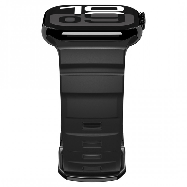 Spigen SGP WBS2 Λουράκι ΣΙΛΙΚΟΝΗΣ για APPLE WATCH SERIES 8 / 9 / 10 / 11 / SE / ULTRA (44 / 45 / 46 / 49 MM) - ΜΑΥΡΟ - AMP10508