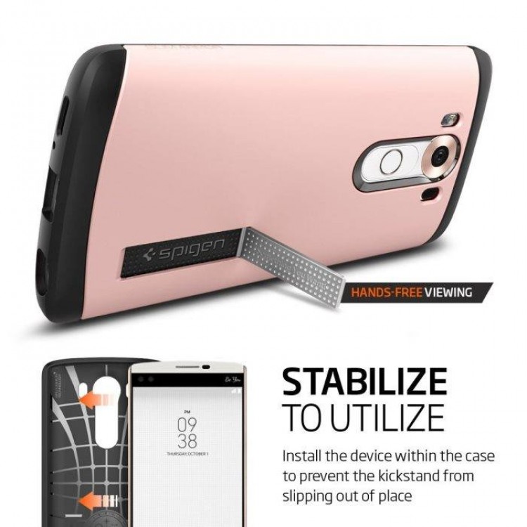 Θήκη SPIGEN SGP Slim Armor για LG V10 - ROSEGOLD - SGP11811