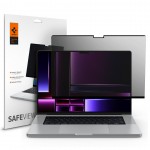 Spigen SGP Γυαλί προστασίας SafeView Privacy 9H Glas.tR Slim 1 Pack για APPLE MacBook Pro 16" M4 2024/M3 2023/ M2 2023/M1 2021 - AFL06157