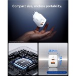 Spigen SGP Φορτιστής οικιακός Essential EE202EU 1XUSB-C,1XUSB-A, 20W - ΛΕΥΚΟ - ACH08704