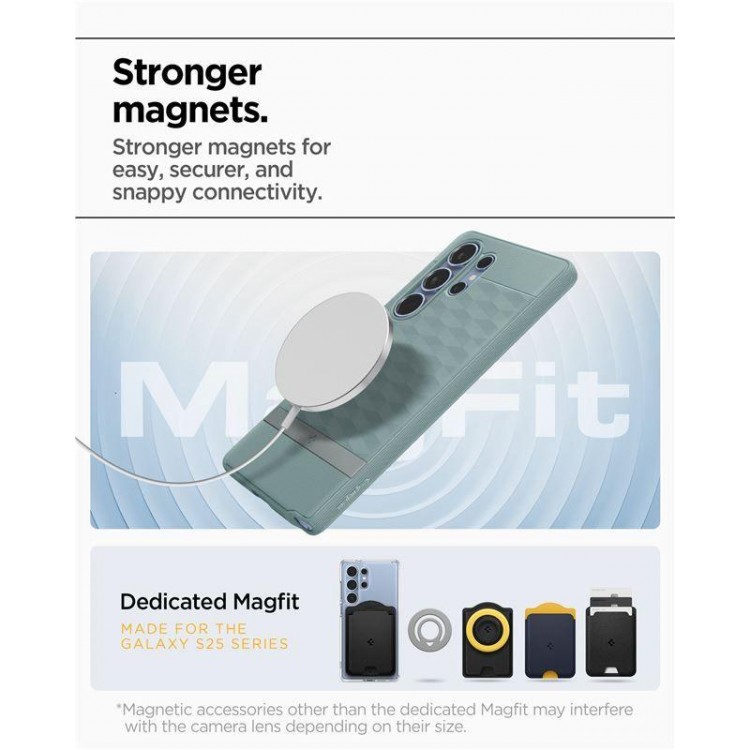 Θήκη Spigen SGP Parallax MagSafe για Samsung Galaxy S25 ULTRA 5G 2025 - Sage ΠΡΑΣΙΝΟ - ACS09053
