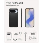 Θήκη SPIGEN SGP Thin Fit MagSafe για GOOGLE PIXEL 10 Pro/Pixel 10 - ΜΑΥΡΟ - ACS09699