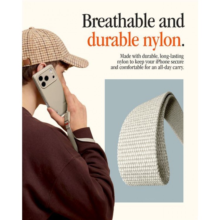 Spigen SGP Universal Λουράκι καρπού Lanyard για Θήκες, DA30S-LS - Stone ΜΠΕΖ - AFA10617