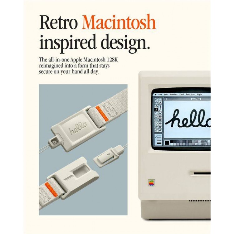 Spigen SGP Universal Λουράκι καρπού Lanyard για Θήκες, DA30S-LS - Stone ΜΠΕΖ - AFA10617