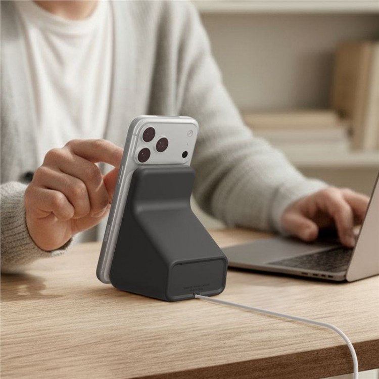 Spigen SGP βάση Φόρτισης MagSafe Charger Stand S, για SMARTPHONES, Apple iPhone - MAΥΡΟ - AMP09170