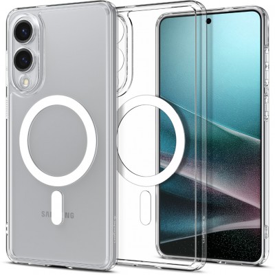 Θήκη Spigen SGP Ultra Hybrid MagFit MagSafe για Samsung Galaxy S25 Edge 5G 2025 - ΔΙΑΦΑΝΟ ΛΕΥΚΟ - ACS09418